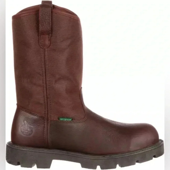 Georgia Boot Homeland Steel Toe Wellington 11'' Waterproof Work Boots - Picture 1 of 5